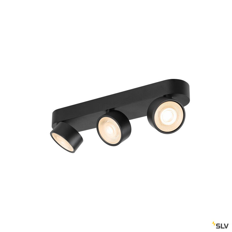 SLV 1010270 KALU 2.0, Wall and ceiling-mounted light, PHASE, 2700 K, 28W, 36°, black