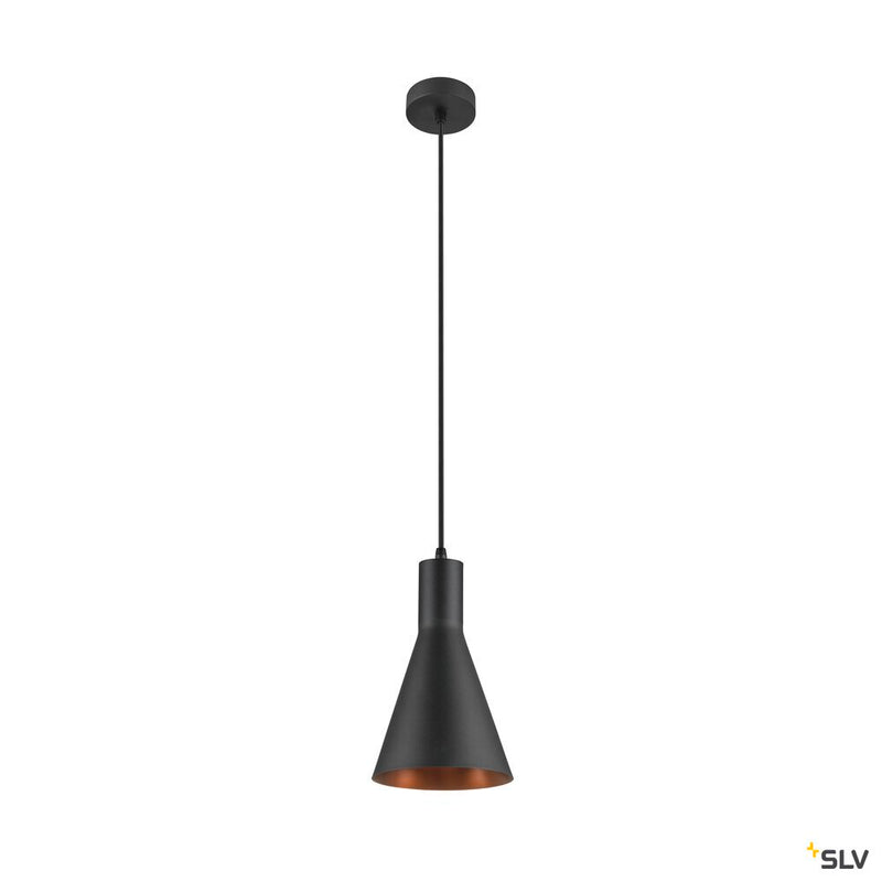 SLV 1010285 LALU®, pendant light, E27 base, Mix&Match, pendant length 200 cm, 1 x max. 10W, black