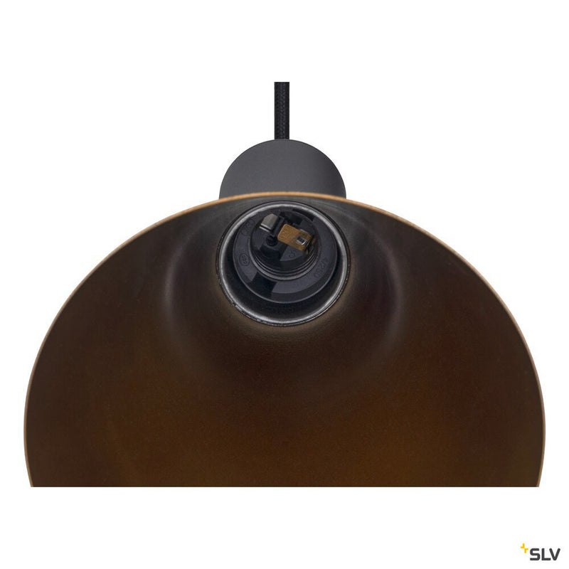 SLV 1010285 LALU®, pendant light, E27 base, Mix&Match, pendant length 200 cm, 1 x max. 10W, black