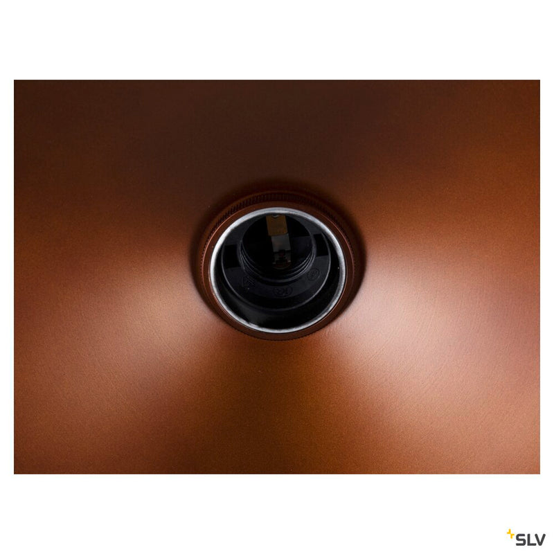SLV 1010090 LALU® TETRA 36, Lampshade, E27 Base, Mix&Match, H: 8.9 cm, black / bronze