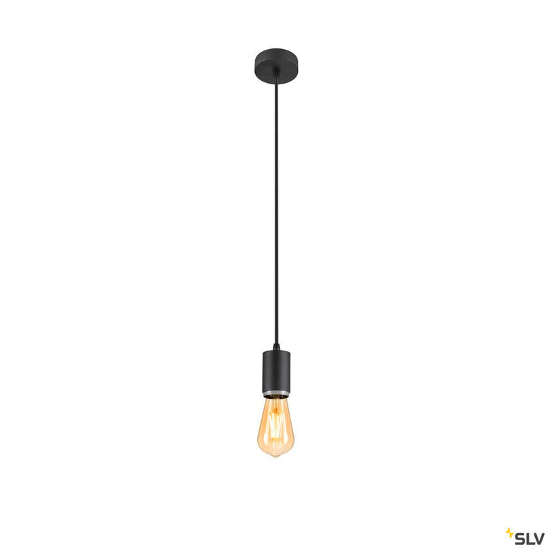 SLV 1010285 LALU®, pendant light, E27 base, Mix&Match, pendant length 200 cm, 1 x max. 10W, black