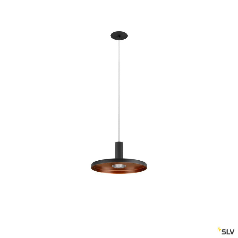 SLV 1007547 LALU® PLATE 22, Lampshade, Mix&Match, H:1.5 cm, black