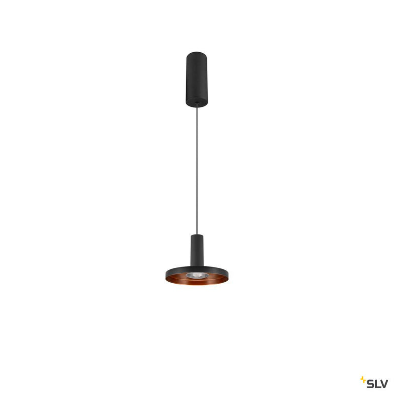 SLV 1007544 LALU® PLATE 15, Lampshade, Mix&Match, H:1.5 cm, black