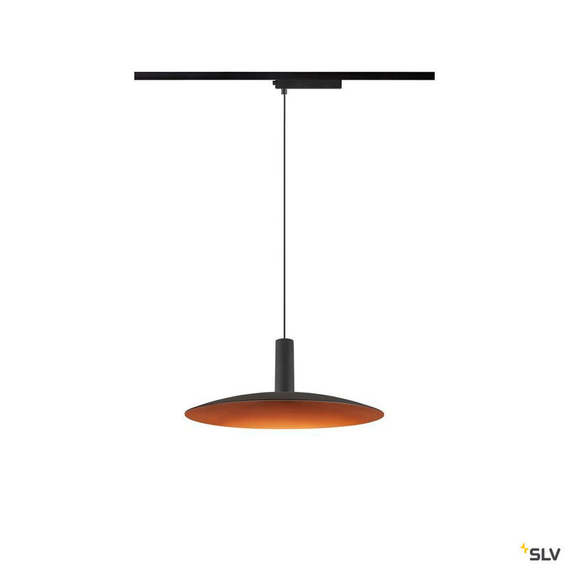SLV 1010288 LALU®, 1~pendant light, LPHASE, ED base, Mix&Match, pendant length 200 cm, 2700/3000K, 40°, black