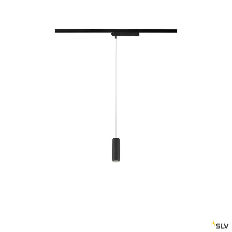 SLV 1010288 LALU®, 1~pendant light, LPHASE, ED base, Mix&Match, pendant length 200 cm, 2700/3000K, 40°, black