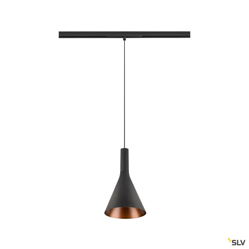 SLV 1007532 LALU® CONE 15, Lampshade, Mix&Match, H:17 cm, black