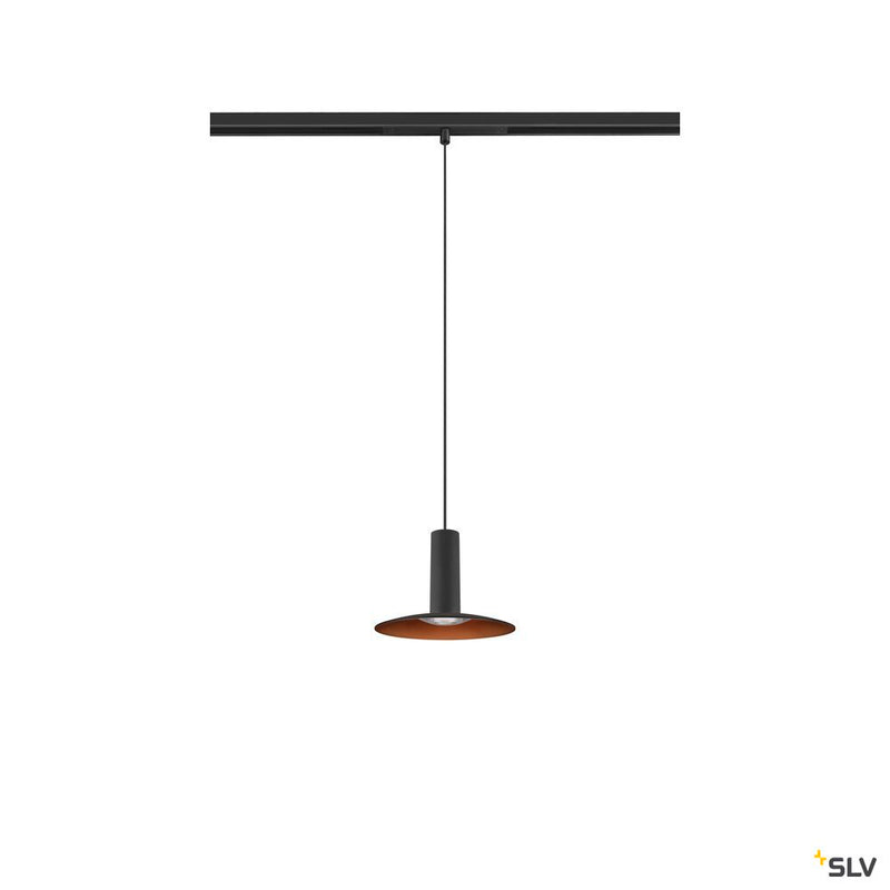 SLV 1010289 LALU®, 48V pendant light, DALI, LED base, Mix&Match, pendant length 200 cm, 2700/3000K, 40°, black
