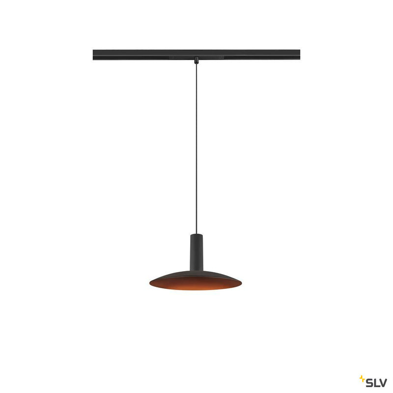 SLV 1010289 LALU®, 48V pendant light, DALI, LED base, Mix&Match, pendant length 200 cm, 2700/3000K, 40°, black