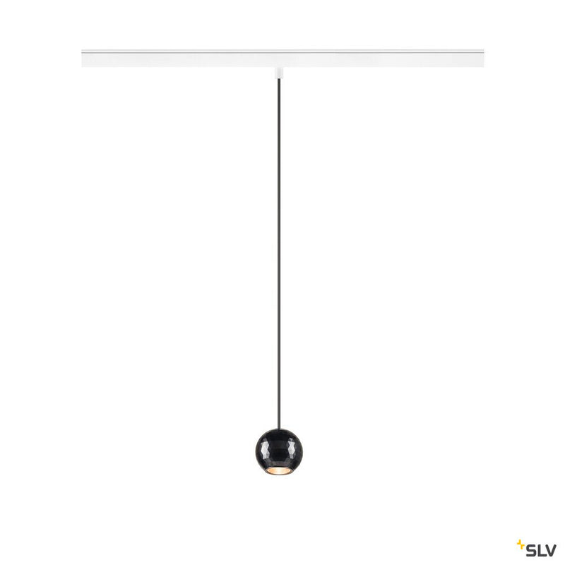 SLV 1010337 DYSKO, 48V Pendant light, DALI, pendant length 200 cm, 2700K, 36°, DALI, white / black