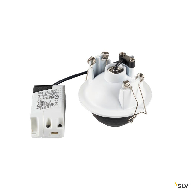 SLV 1010354 DYSKO, Recessed ceiling light, round, PHASE, 2700K, 6.4W, 36°, white / black