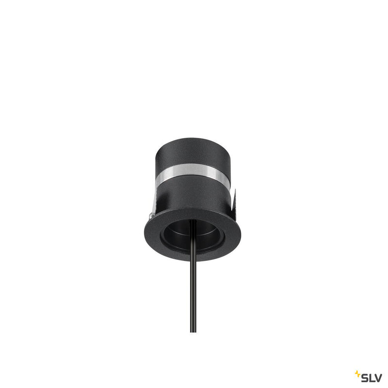 SLV 1010359 DYSKO, Pendant light, PHASE, pendant length 200 cm, 2700K, 36°, black / gold