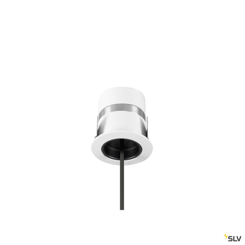 SLV 1010360 DYSKO, Pendant light, PHASE, pendant length 200 cm, 2700K, 36°, white / black