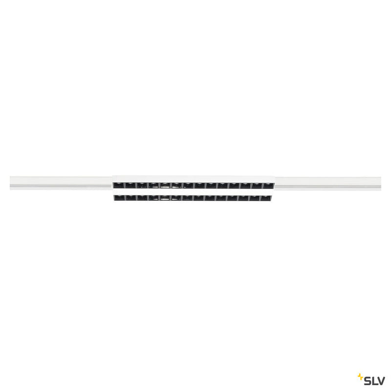 SLV 1010385 Circuit Track SIGHT EVO, 3 Circuit Track spot, DALI, double, rectangular, 3 Circuit Track000K, 25W, 60°, white / black