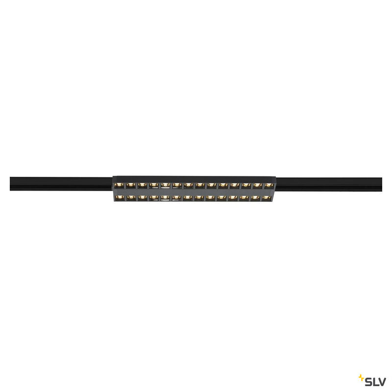 SLV 1010387 Circuit Track SIGHT EVO, 3 Circuit Track spot, DALI, double, rectangular, 3 Circuit Track000K, 25W, 60°, black
