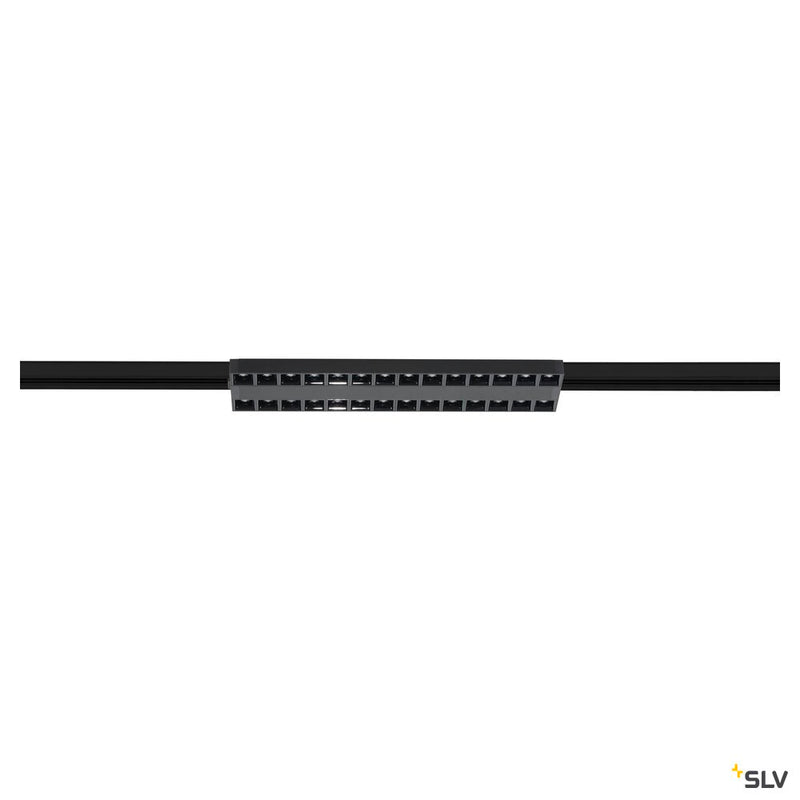 SLV 1010387 Circuit Track SIGHT EVO, 3 Circuit Track spot, DALI, double, rectangular, 3 Circuit Track000K, 25W, 60°, black