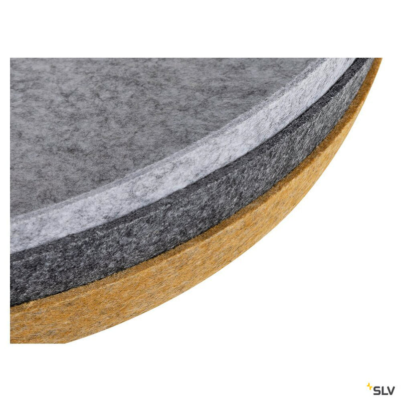 SLV 1010404 GRIP! FLAT, Felt shade Ø50cm x 6.2cm, grey