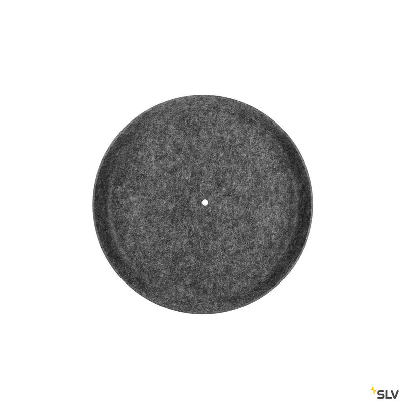SLV 1010403 GRIP! FLAT, Felt shade Ø50cm x 6.2cm, anthracite