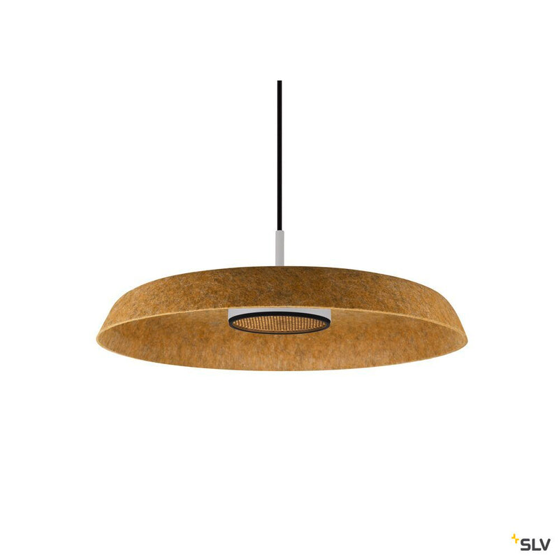 SLV 1010405 GRIP! FLAT, Felt shade Ø50cm x 6.2cm, ochre