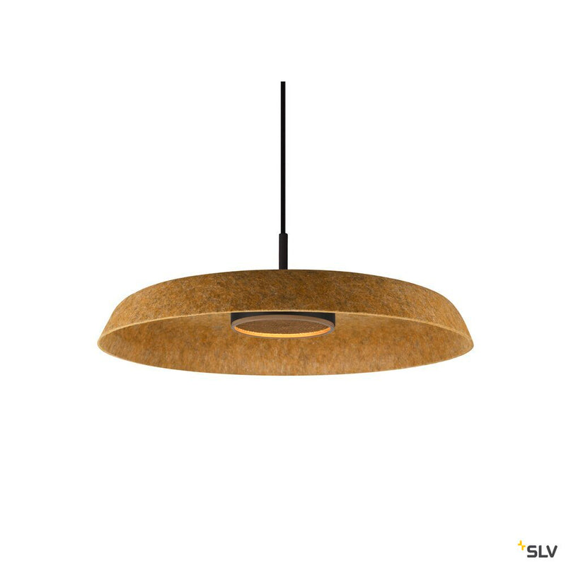 SLV 1010405 GRIP! FLAT, Felt shade Ø50cm x 6.2cm, ochre