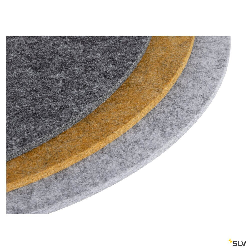 SLV 1010408 GRIP! FLAT, Felt shade Ø50cm x 0.6cm, ochre