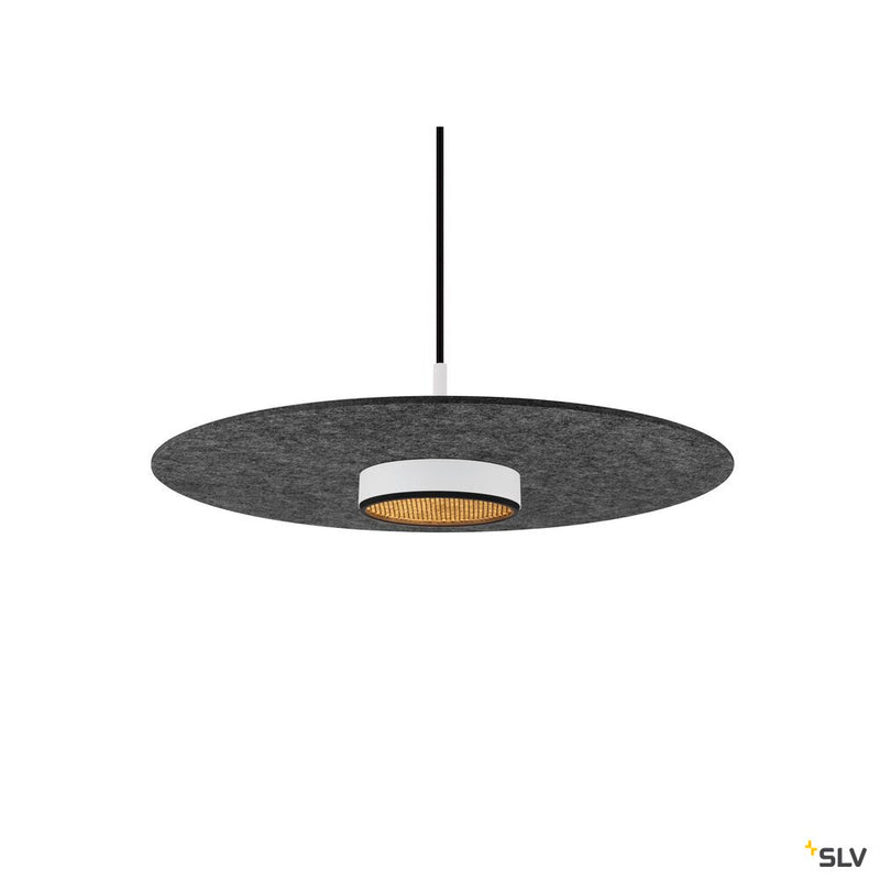 SLV 1010406 GRIP! FLAT, Felt shade Ø50cm x 0.6cm, anthracite