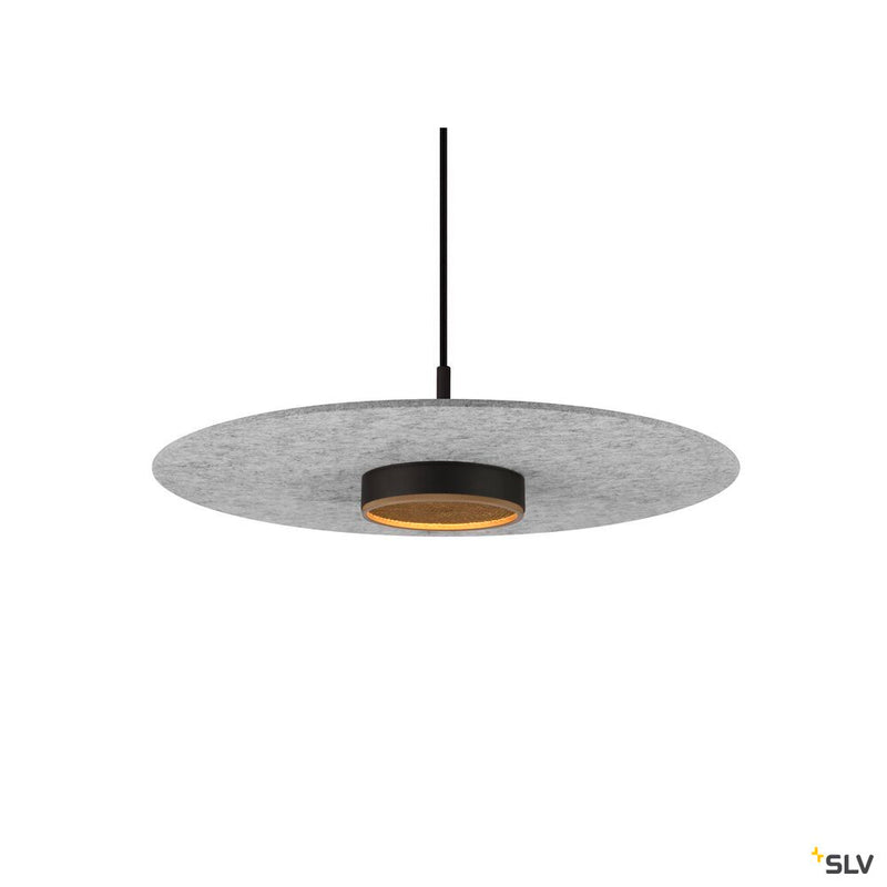 SLV 1010407 GRIP! FLAT, Felt shade Ø50cm x 0.6cm, grey