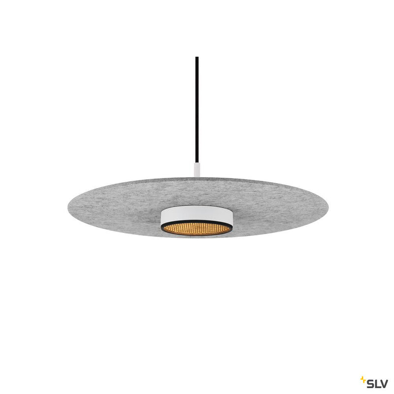 SLV 1010407 GRIP! FLAT, Felt shade Ø50cm x 0.6cm, grey