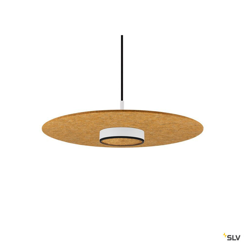 SLV 1010408 GRIP! FLAT, Felt shade Ø50cm x 0.6cm, ochre