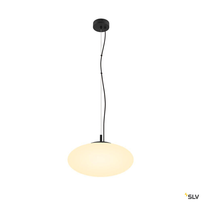 SLV 1010413 OLYPSO 40, Pendant light, E27, Pendant length 400 cm, 1 x max. 40W, black