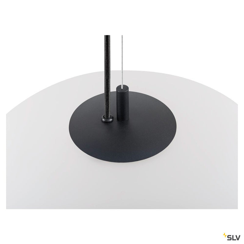 SLV 1010413 OLYPSO 40, Pendant light, E27, Pendant length 400 cm, 1 x max. 40W, black