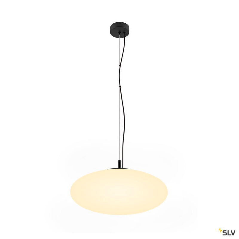 SLV 1010415 OLYPSO 50, Pendant light, E27, Pendant length 400 cm, 1 x max. 40W, black