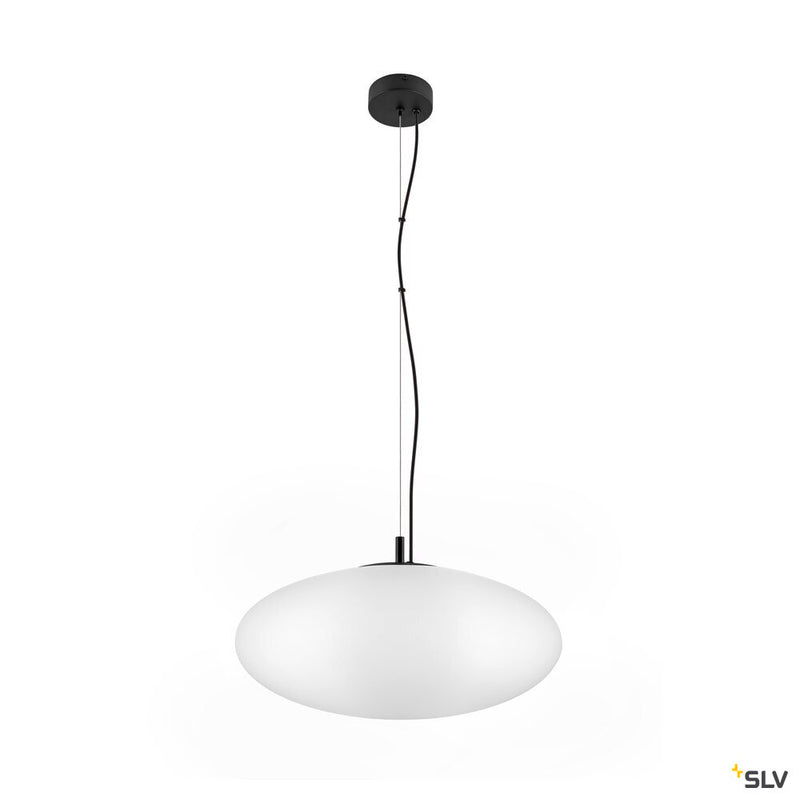 SLV 1010415 OLYPSO 50, Pendant light, E27, Pendant length 400 cm, 1 x max. 40W, black