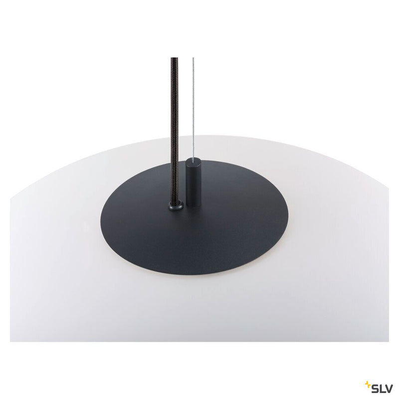 SLV 1010415 OLYPSO 50, Pendant light, E27, Pendant length 400 cm, 1 x max. 40W, black
