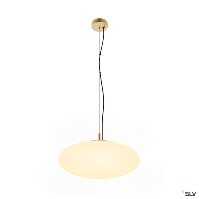 SLV 1010416 OLYPSO 50, Pendant light, E27, Pendant length 400 cm, 1 x max. 40W, gold