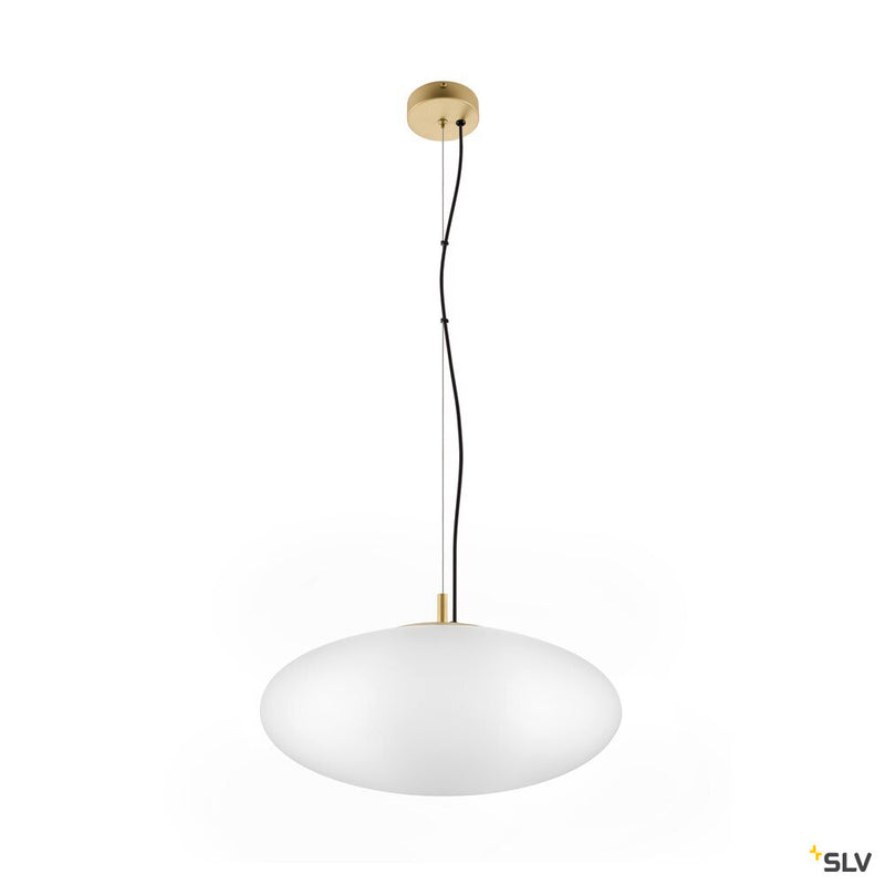 SLV 1010416 OLYPSO 50, Pendant light, E27, Pendant length 400 cm, 1 x max. 40W, gold