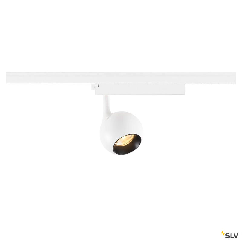 SLV 1010451 LIGHT EYE® 2.0, 1~ spot, PHASE, round, 3000K, 11W, 30°, white / black