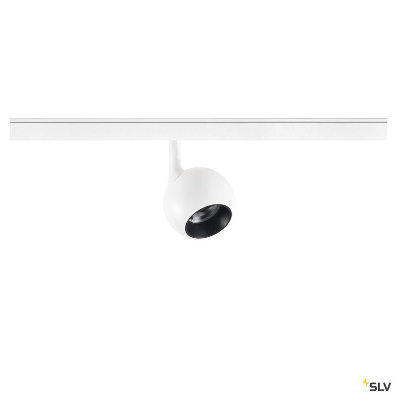 SLV 1010457 LIGHT EYE® 2.0, 48V spot, DALI, round, 2700K, 10W, 30°, white / black