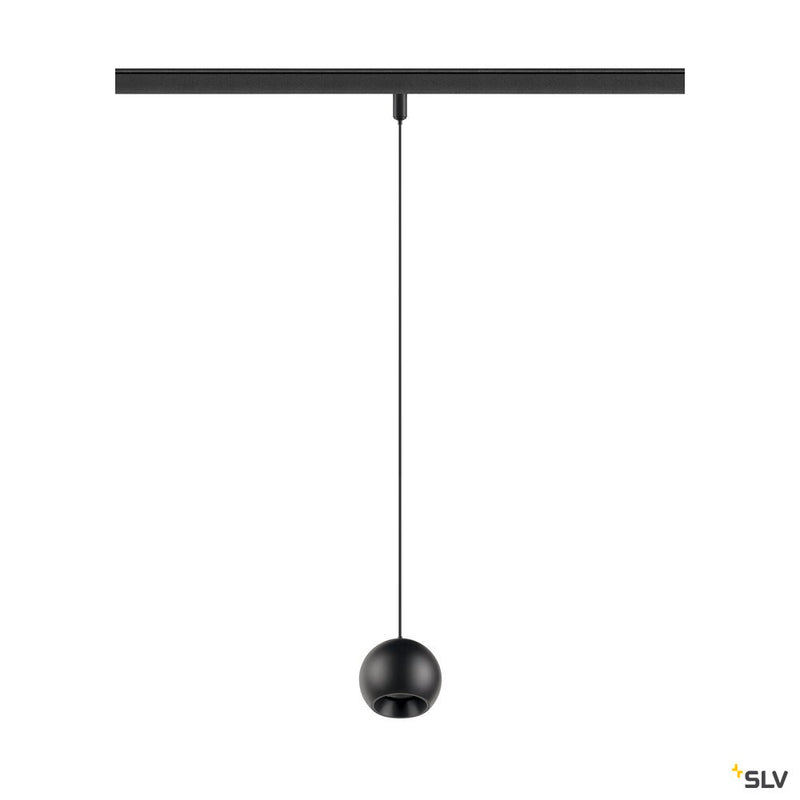 SLV 1010460 LIGHT EYE® 2.0, 48V pendant light, DALI, pendant length 200 cm, 2700K, 30°, black