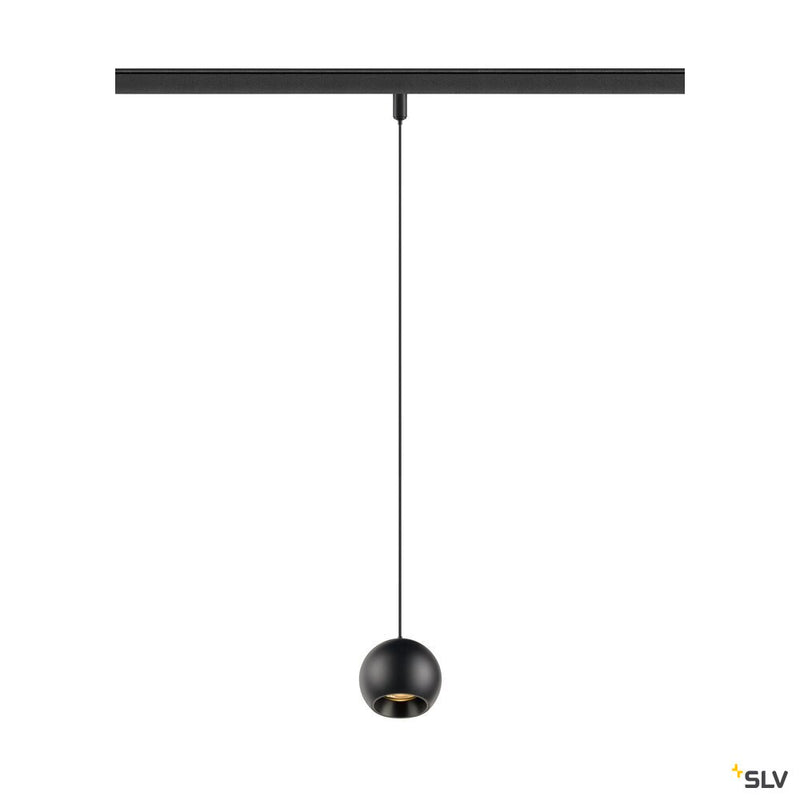 SLV 1010462 LIGHT EYE® 2.0, 48V pendant light, DALI, pendant length 200 cm, 3000K, 30°, black