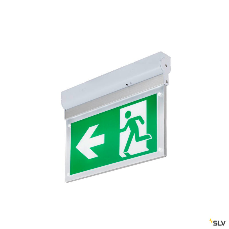 SLV 1010504 P-LIGHT, wall and ceiling-mounted light, rectangular, 6000K, 3W, white / transparent