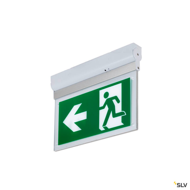 SLV 1010504 P-LIGHT, wall and ceiling-mounted light, rectangular, 6000K, 3W, white / transparent