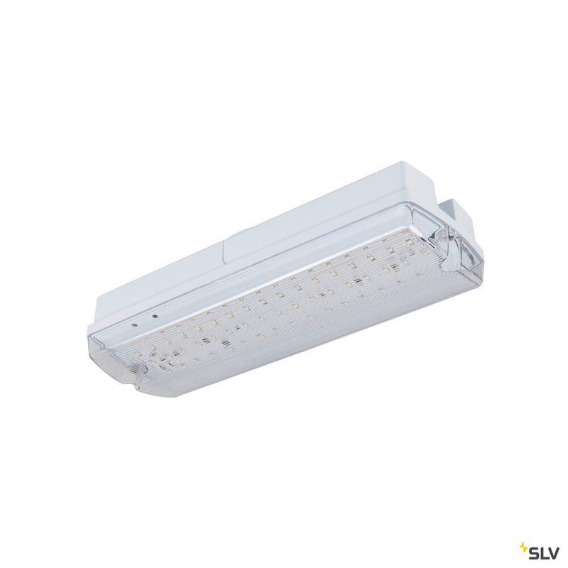 SLV 1010505 P-LIGHT, wall and ceiling-mounted light, rectangular, 6000K, 5.2W, white / transparent