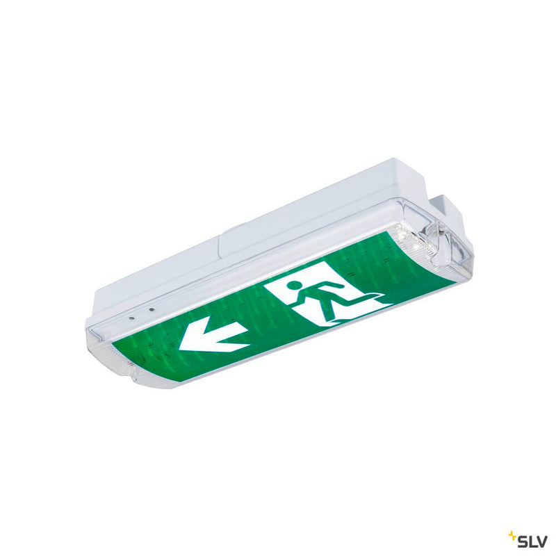 SLV 1010505 P-LIGHT, wall and ceiling-mounted light, rectangular, 6000K, 5.2W, white / transparent