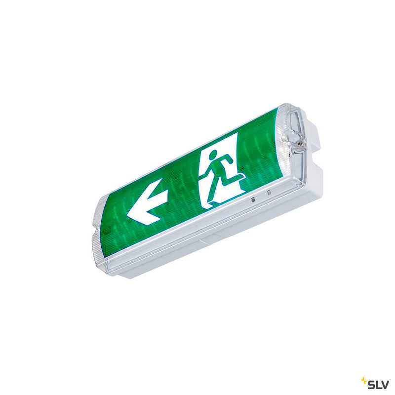 SLV 1010505 P-LIGHT, wall and ceiling-mounted light, rectangular, 6000K, 5.2W, white / transparent