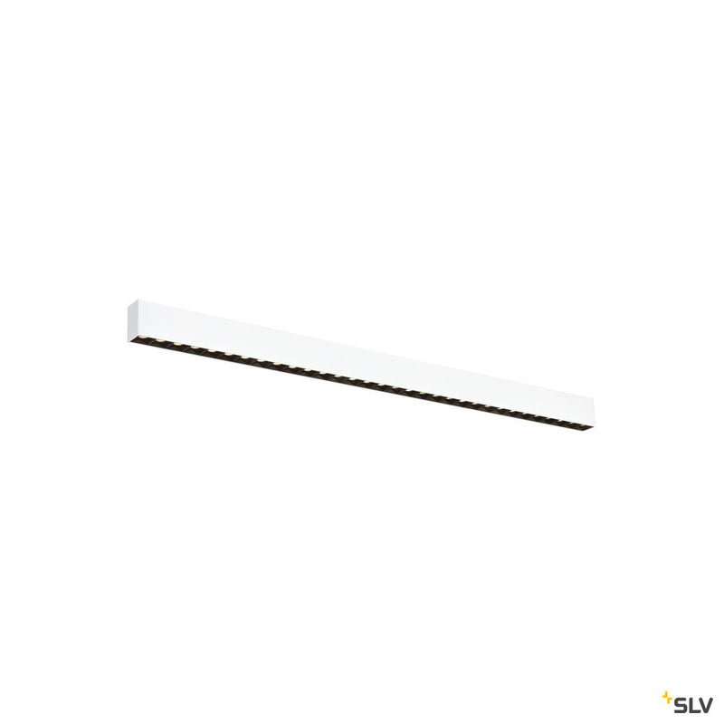 SLV 1010517 GLENOS® PRO, Ceiling-mounted light, 1.2m, DALI, UGR19, 3000K, 30W, 75°, white / black