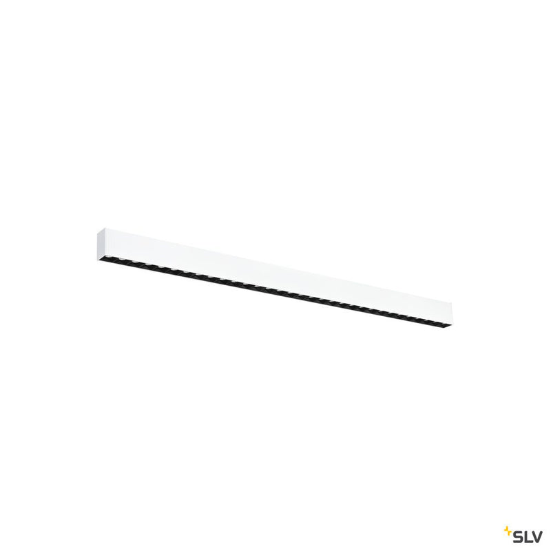 SLV 1010519 GLENOS® PRO, Ceiling-mounted light, 1.2m, DALI, UGR19, 4000K, 30W, 75°, white / black
