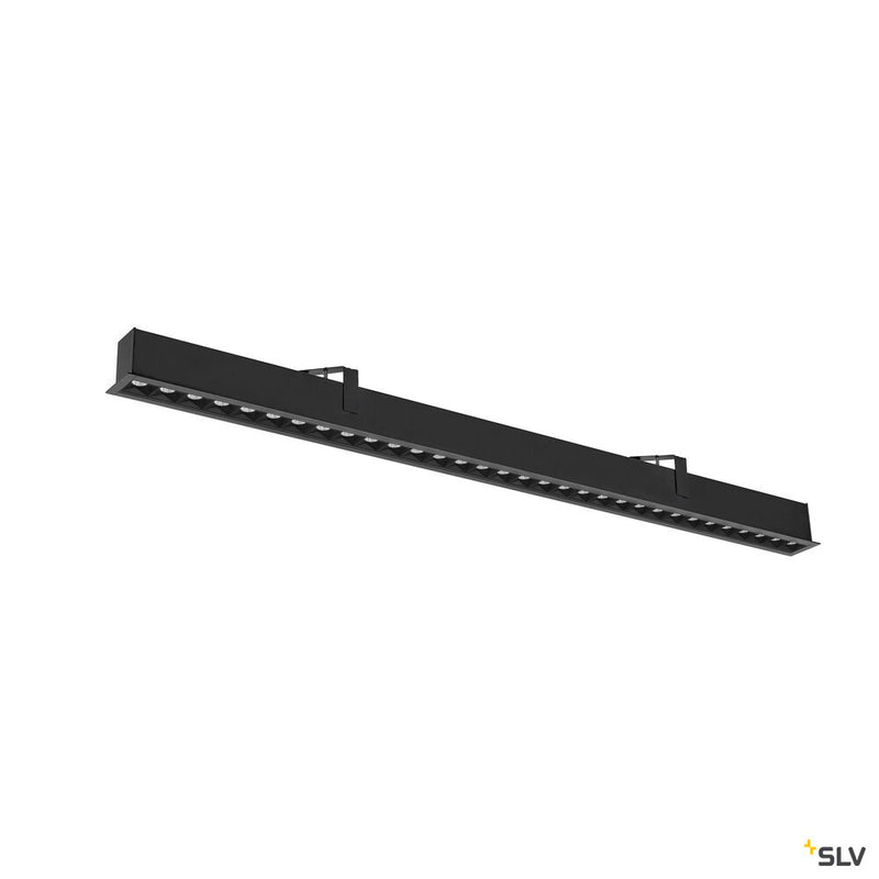 SLV 1010522 GLENOS® PRO, Recessed ceiling light, 1.2m, DALI, UGR19, 3000K, 75°, IP20, black