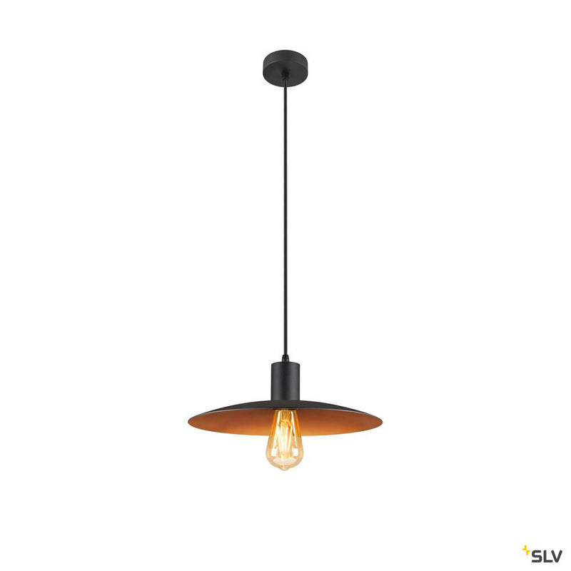 SLV 1010786 LALU® SET, pendant light, E27 base, ELYPSE 33, pendant length 200 cm, 1 x max. 7.5W, black