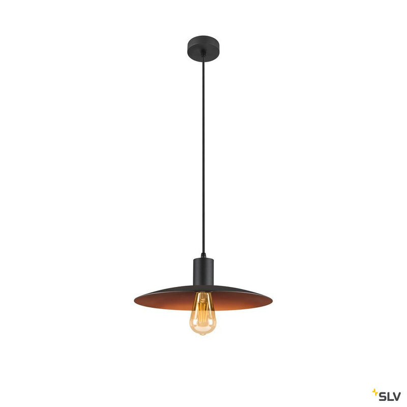 SLV 1010786 LALU® SET, pendant light, E27 base, ELYPSE 33, pendant length 200 cm, 1 x max. 7.5W, black