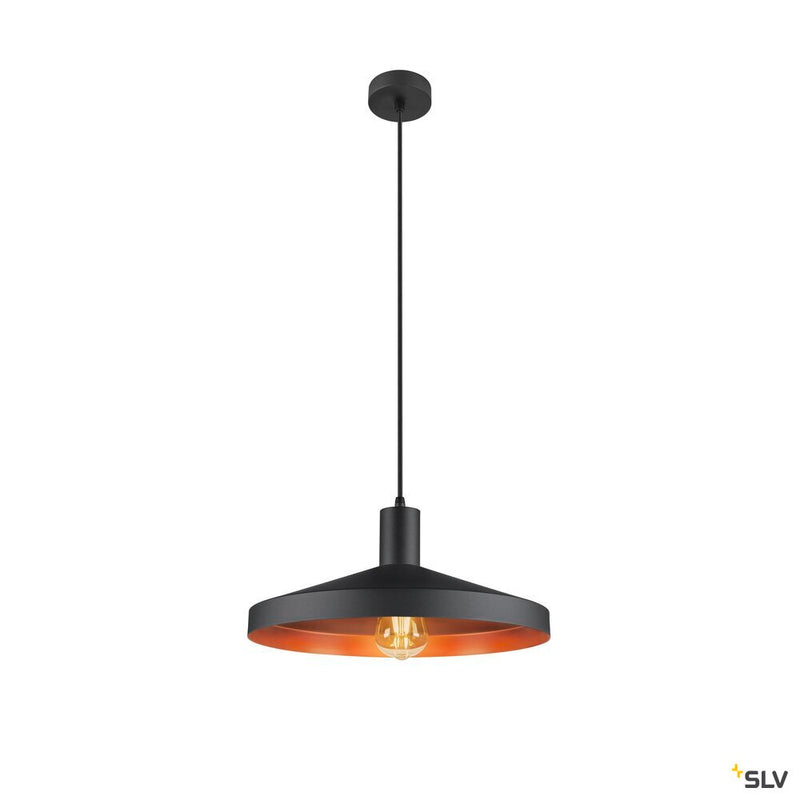 SLV 1010787 LALU® SET, pendant light, E27 base, TETRA 36, pendant length 200 cm, 1 x max. 7.5W, black